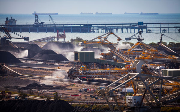 bulkhandling-MGH-02 Hay Point Australias Bulk Coal Terminals Stock Photo Shutterstock